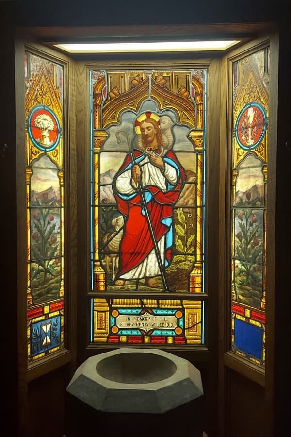 Stained Glass Window at Christ Episcopal Church